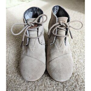 Toms Taupe Wedges